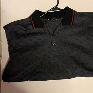 Black,grey and red  Gucci polo
